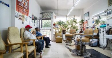 Barber Shop Waiting Chairs