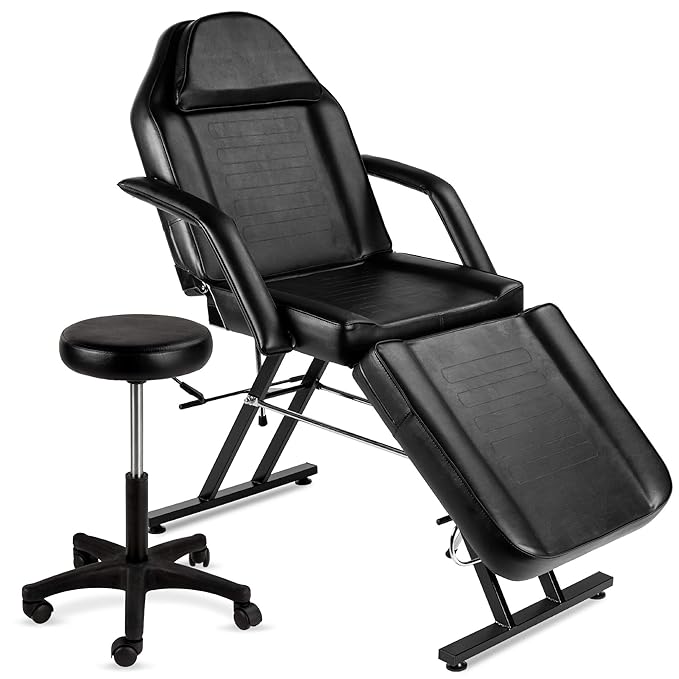 Best Choice Reclining Lash Extension Chair with Stool