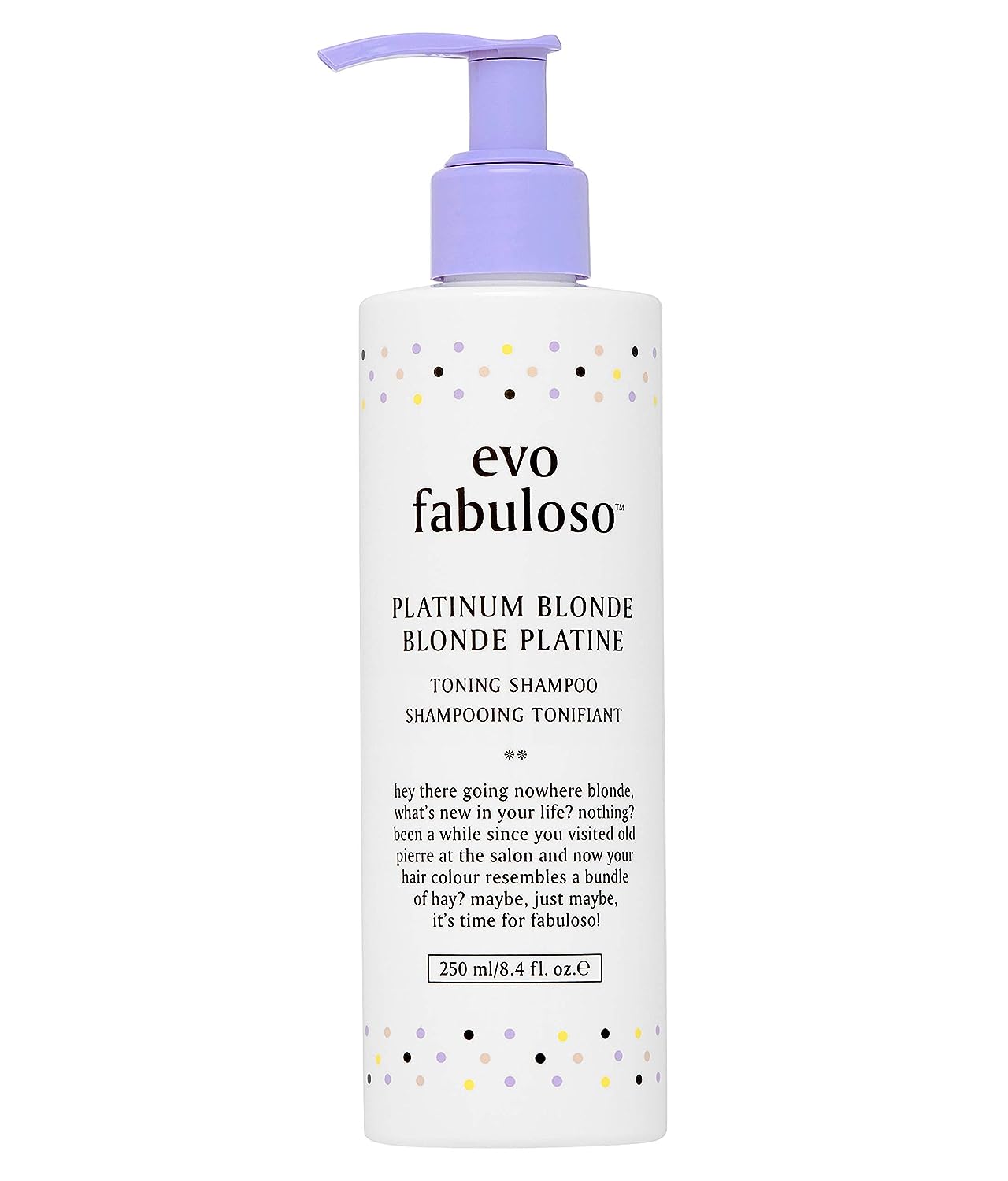 EVO Fabuloso Platinum Blonde Toning Shampoo
