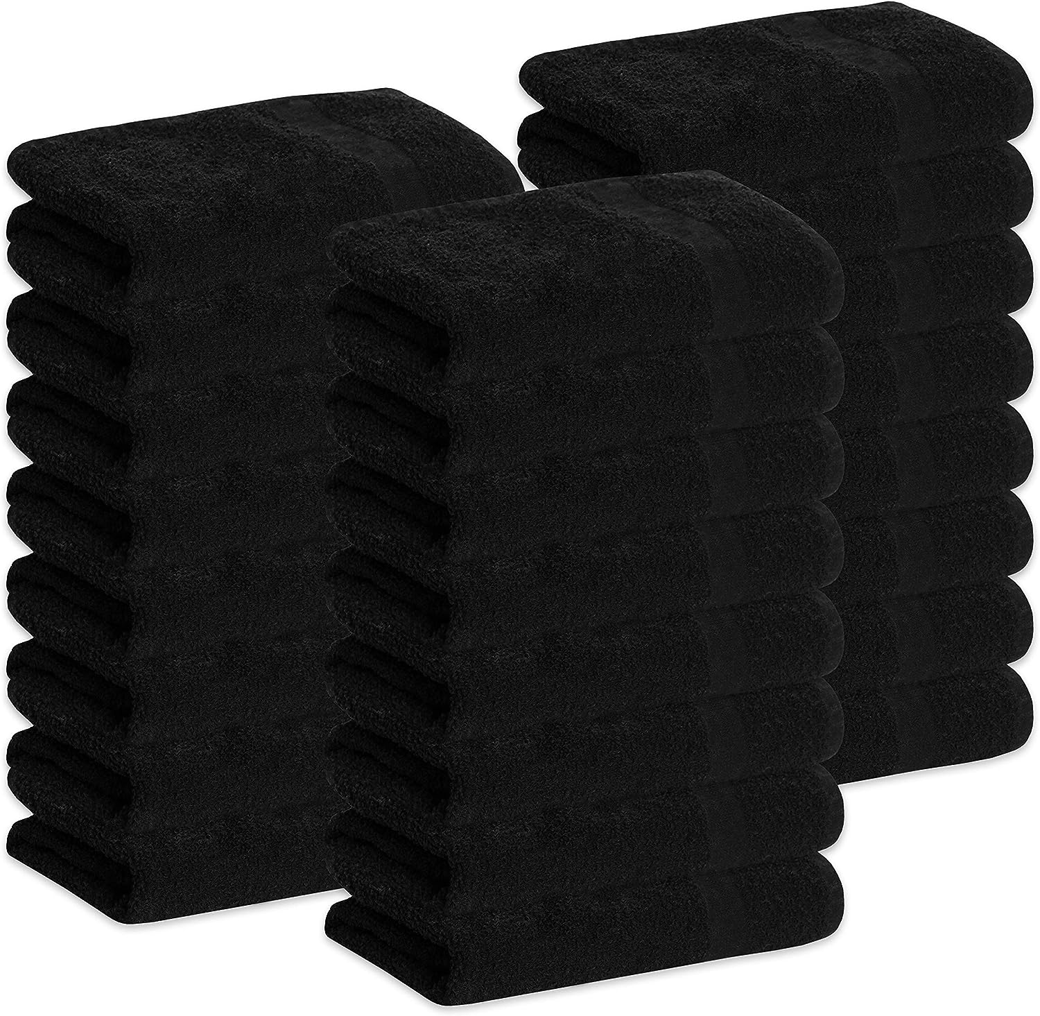 GREEN LIFESTYLE Black Bleach Proof Towels