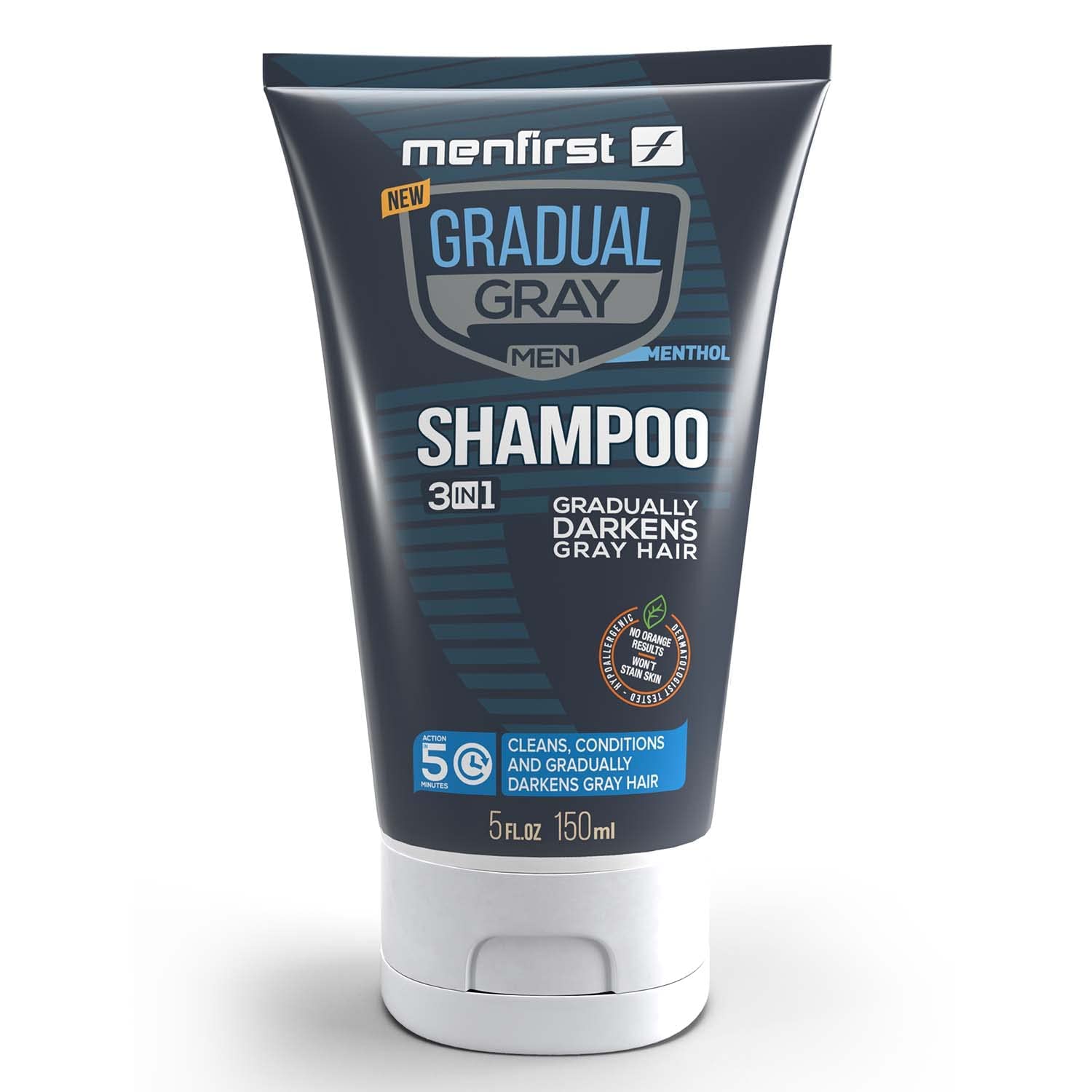 MENFIRST Gradual Gray 3-in-1 Grey Hair Reducing Shampoo