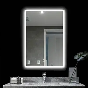Peralng LED Mirror with Time Display