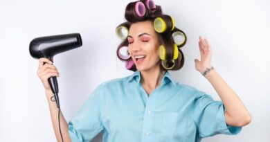 use hot rollers on wet or dry hair