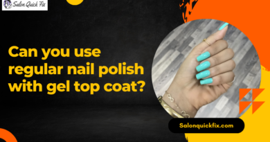Can you use regular nail polish with gel top coat?