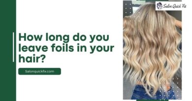 How long do you leave foils in your hair?