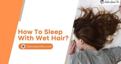 How to sleep with wet hair?