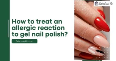 How to treat an allergic reaction to gel nail polish?