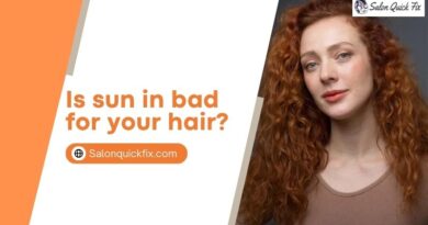 Is sun in bad for your hair?