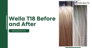 Wella T18 Before and After