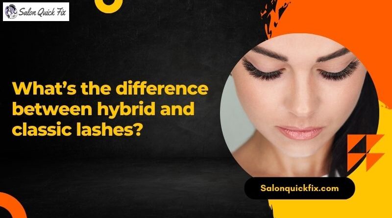 What’s the difference between hybrid and classic lashes?