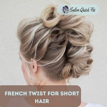 French Twist for Short Hair