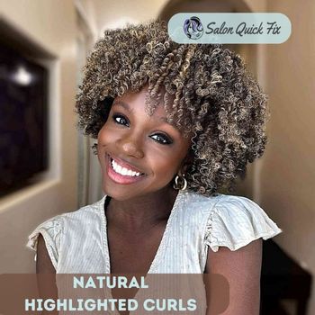Natural Highlighted Curls