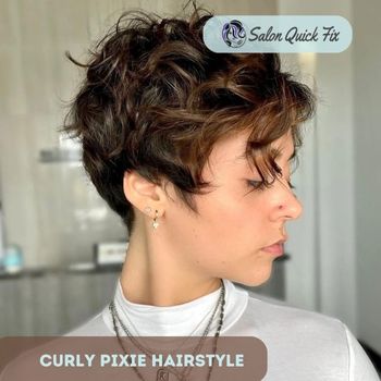 Curly Pixie Hairstyle