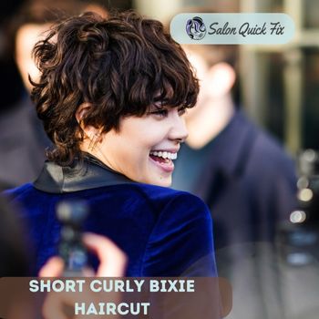 Short Curly Bixie Haircut