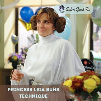 Princess Leia Buns Technique