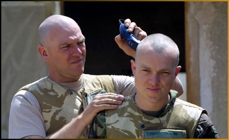 Do you have to shave your head when you join the Marines?