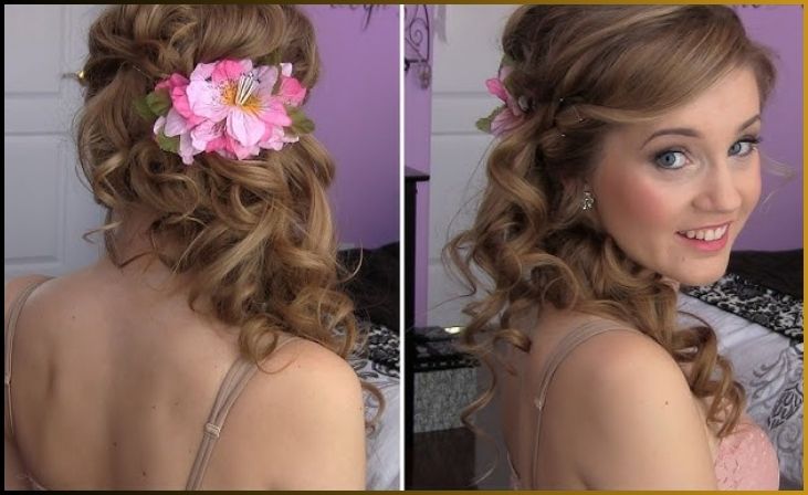 Floral Accented Updo