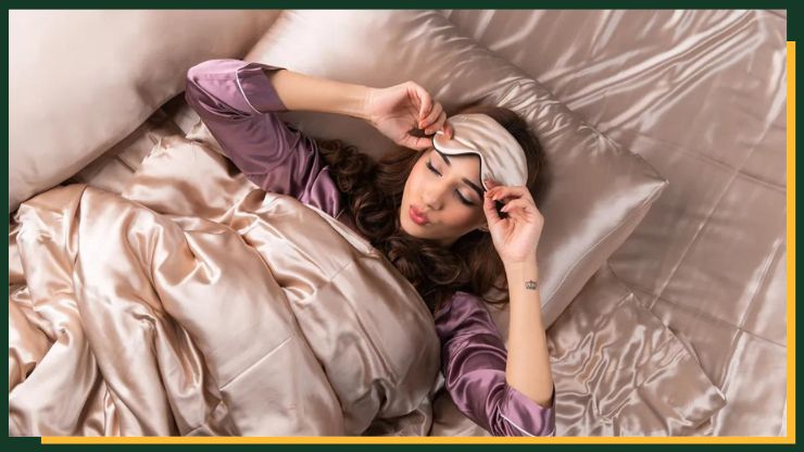 Sleep on Silk or Satin Pillowcases