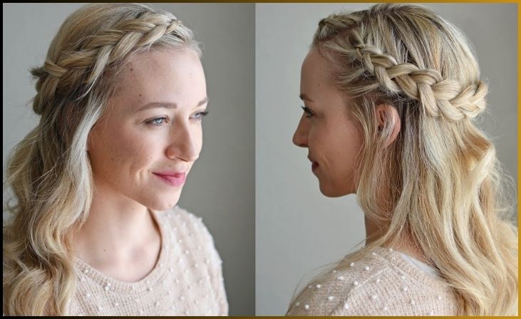 The Half-Up Braided Crown